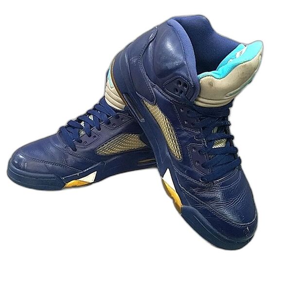 Nike Air Jordan 5 Retro Hornets Pre-Grape 2015 Blue - Men\'s sz 9.5 136027-405 main image 12